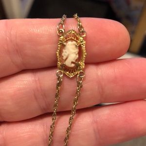 6.5 inches Real Cameo Gold Filled Bracelet